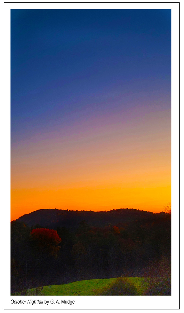 October nightfall by G.A.Mudge

